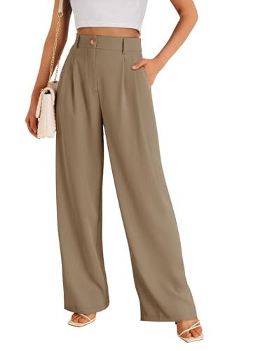 LILLUSORY Wide Leg Dress Pants Women's High Waisted Dressy Trousers | Amazon (US)