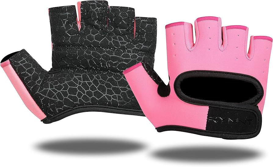 RYMNT Minimal Weight Lifting Gloves,Short Micro Workout Gloves Grip Pads with Full Palm Protectio... | Amazon (US)