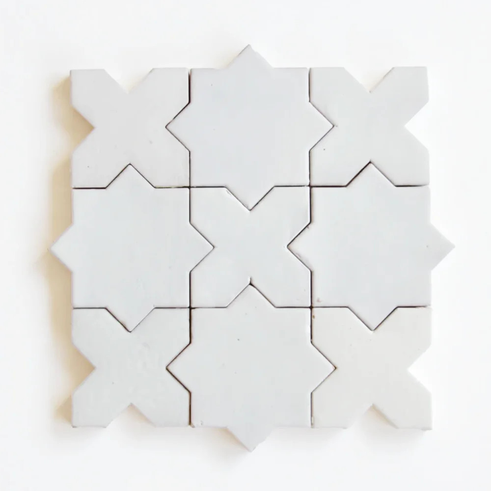 Zellige Mosaic - Star/Cross | Alexander James Studio