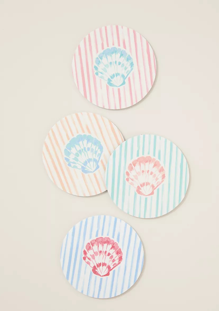 Sewing Down South x Crown & Ivy™ Tidepool Hydro Coaster Set | Belk