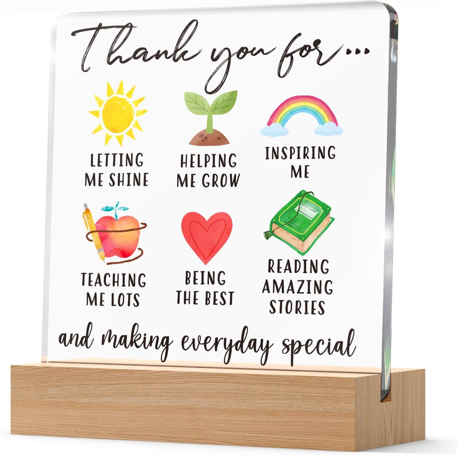 Graduation Appreciation Gifts for Teacher Wome, Thank You for Helping Me Grow Teacher Thank You G... | Amazon (US)