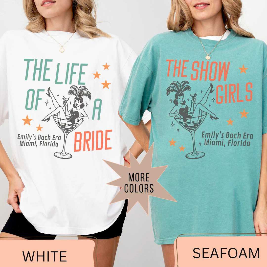 Personalized Orange Era Bachelorette Party Comfort Colors Shirt, Bach Era Shirts, Bach Trip Versi... | Etsy (US)