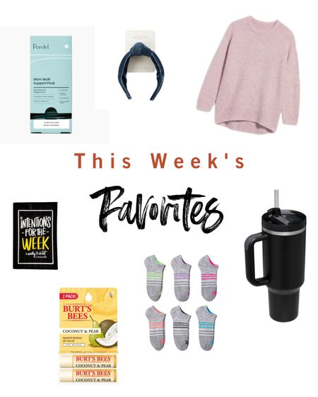 Our favorites from the week including a super cozy sweater, a must have journal and the famous Stanley cup! 👏🏼

#LTKSeasonal #LTKfit #LTKunder100