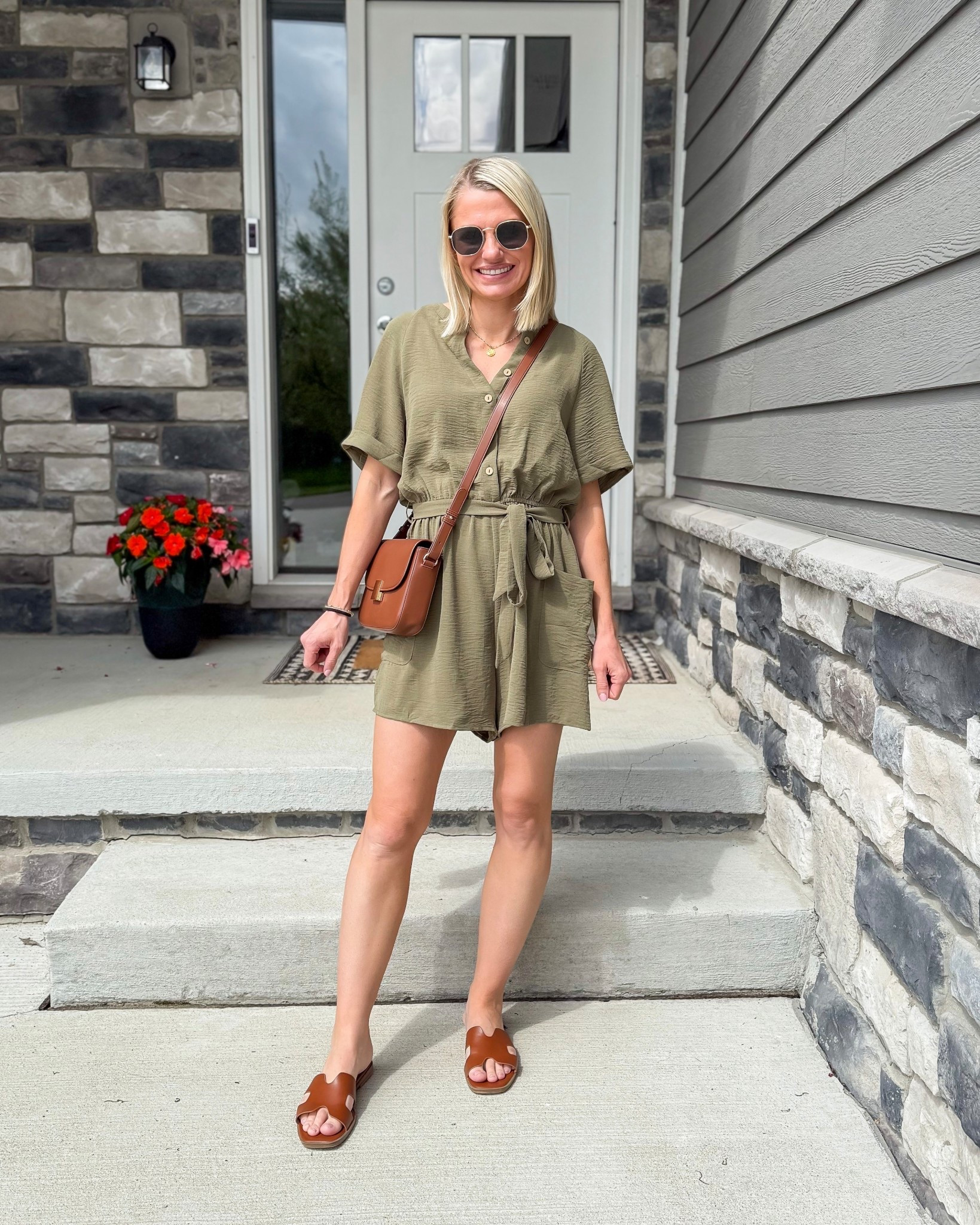 What I wore this week as a 40-year old mom of 2! Romper- small

#LTKStyleTip #LTKFindsUnder50 #LTKPetite