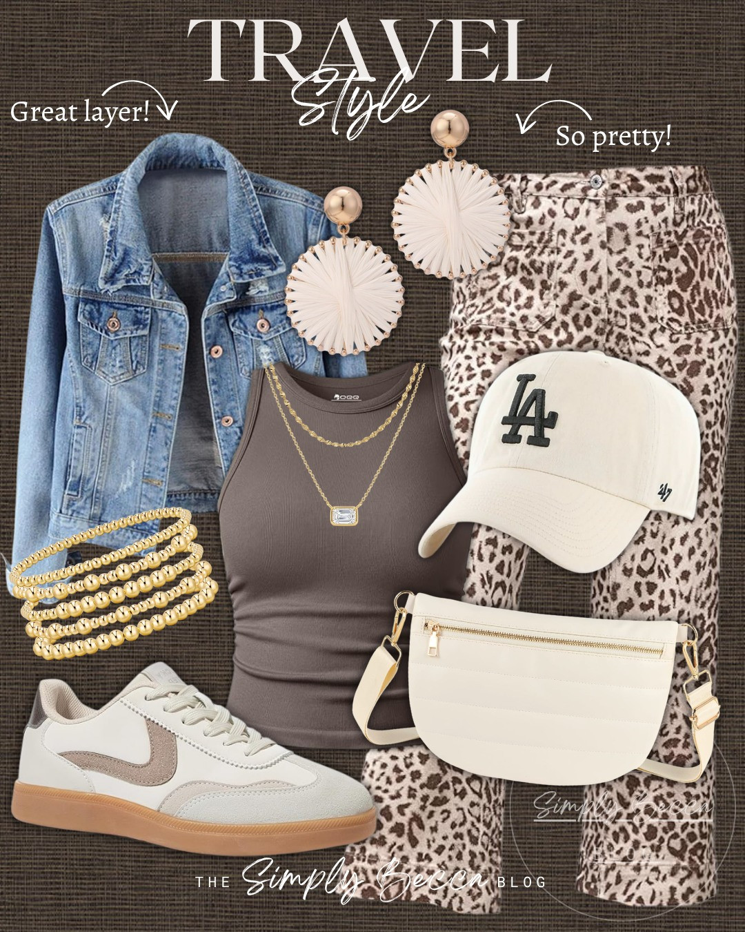 Ahhh, more leopard jeans — lovvve this color for spring! 😍

@amazon 

 #ltkwomens #ltkfinds #amazonfashion #travelstyle #tennisshoes #lahat #whitecrossbody #goldbracelets #LTKootd #LTKSeasonal #LTKTravel