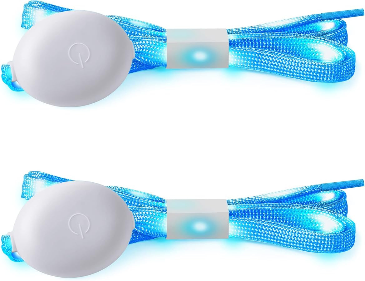 Syhood LED Light Up Shoe Laces Nylon LED Shoelaces with Flashing Shoe Laces for Party Favors Hip-... | Amazon (US)