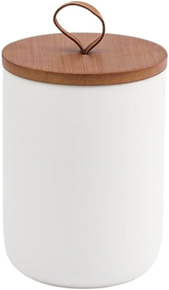Ceramic Canisters Food Storage Jars with Airtight Bamboo Lids for the Kitchen Counter Serving Flo... | Amazon (CA)