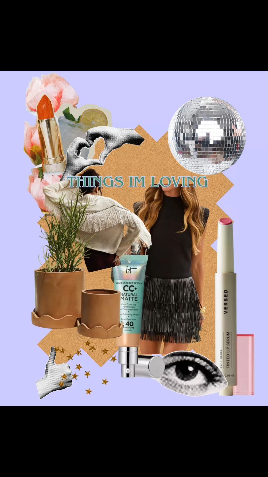 loving all this this week! fringe upon fringe, a scallop pot, the best lip oil serum that feels so good on! and rebuy after rebuy on this makeup!!

#LTKStyleTip #LTKOver40 #LTKBeauty