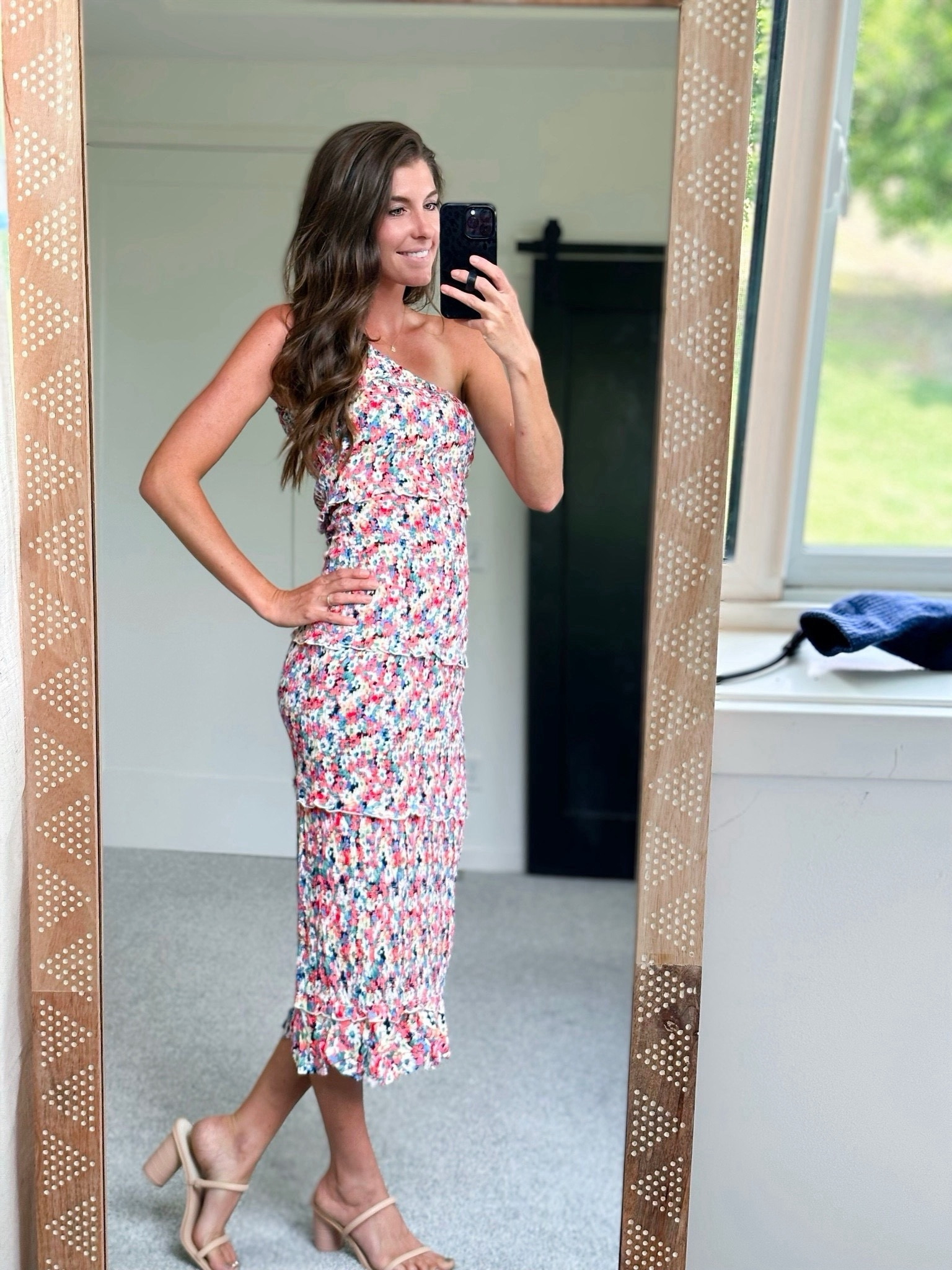 Here's a cute and chic floral dress to wear this summer! #mididress #outfitinspo #resortwear #summerstyle #amazonfinds

#LTKSeasonal #LTKStyleTip #LTKShoeCrush