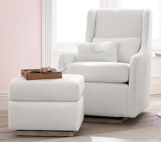 Merced Glider & Ottoman | Pottery Barn Kids