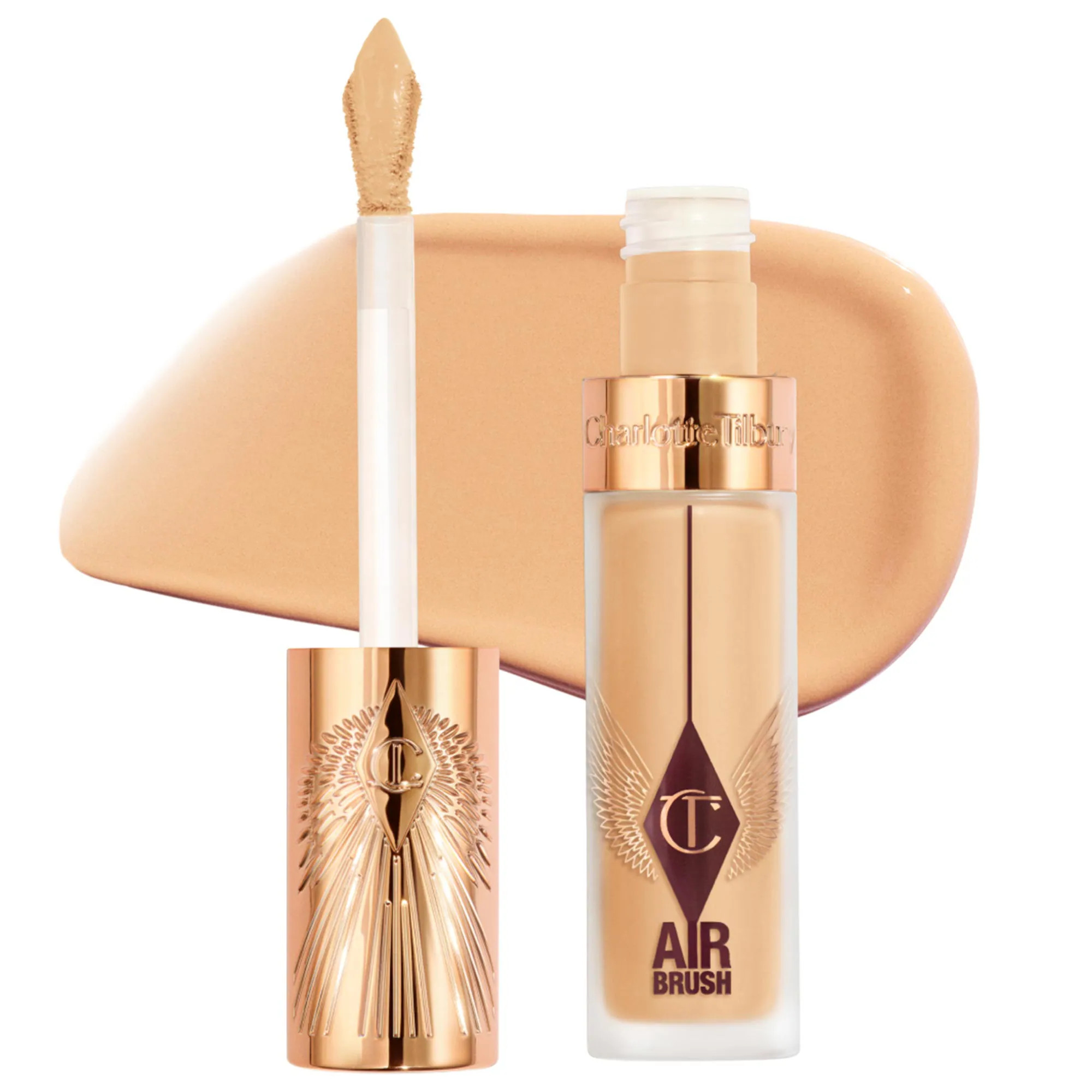 Charlotte Tilbury Airbrush Flawless Crease-Proof Long-Wear Blur Concealer with Hyaluronic Acid 7.5 Medium 0.29 oz/8.3 g | Sephora (US)