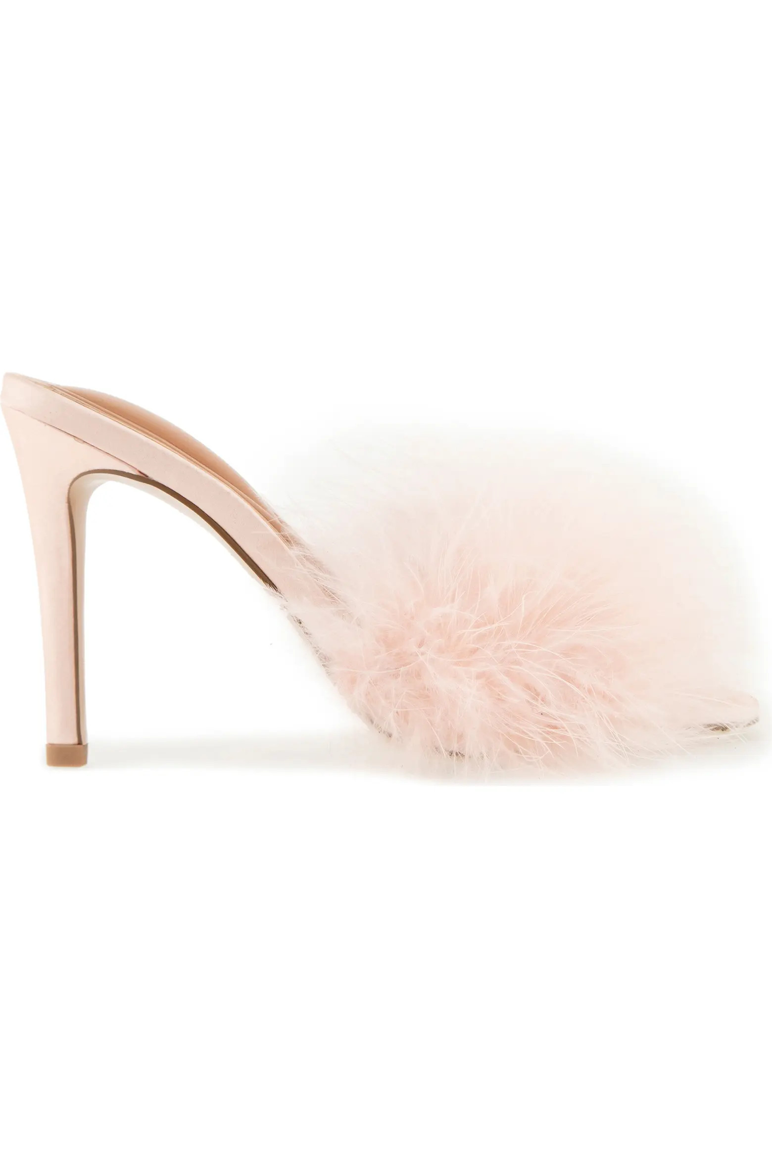 Jazeily Feather Slide Sandal (Women) | Nordstrom | Nordstrom