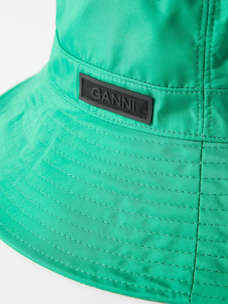 Logo-patch recycled-fibre bucket hat | Matches (UK)