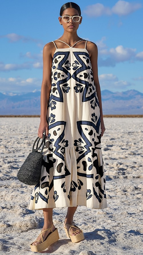 Kaia Kaleidoscope Applique Dress | Shopbop