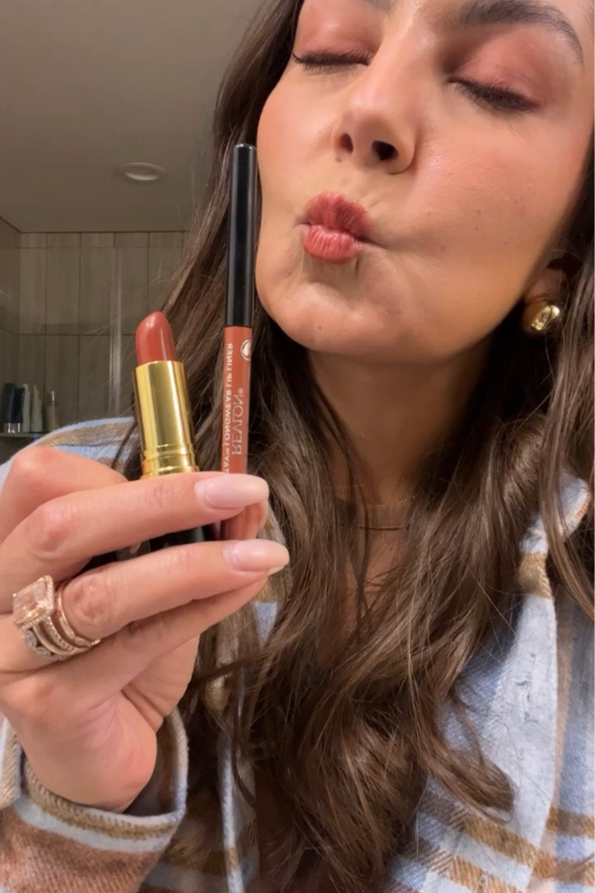 New favorite Fall Lip 🍁💋 liner-Sienna. Lipstick - Toast of NY