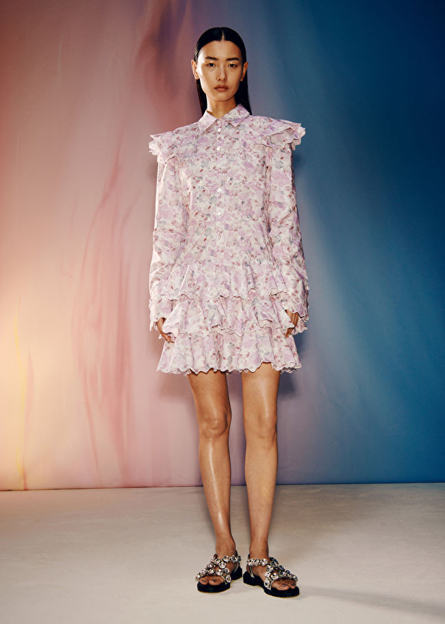 Tiered Ruffle Mini Dress | & Other Stories US