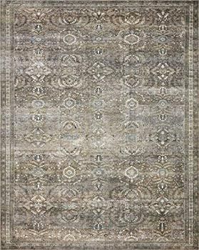 Loloi II Layla Collection LAY-13 Antique / Moss, Traditional 7'-6" x 9'-6" Area Rug | Amazon (US)