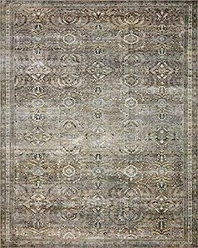 Loloi II Layla LAY-13 Printed Antique / Moss Oriental Area Rug 7'-6" x 9'-6" | Amazon (US)