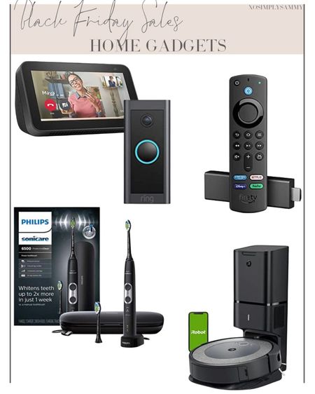 Black Friday sales , Black Friday deals , cyber sales , home gadgets , ring doorbell sale , robo vacuum sale , Amazon fire stick sale , electric toothbrush sale , home sale , Amazon sale , gift guides for her , gift guides for him

#LTKhome #LTKCyberweek #LTKGiftGuide