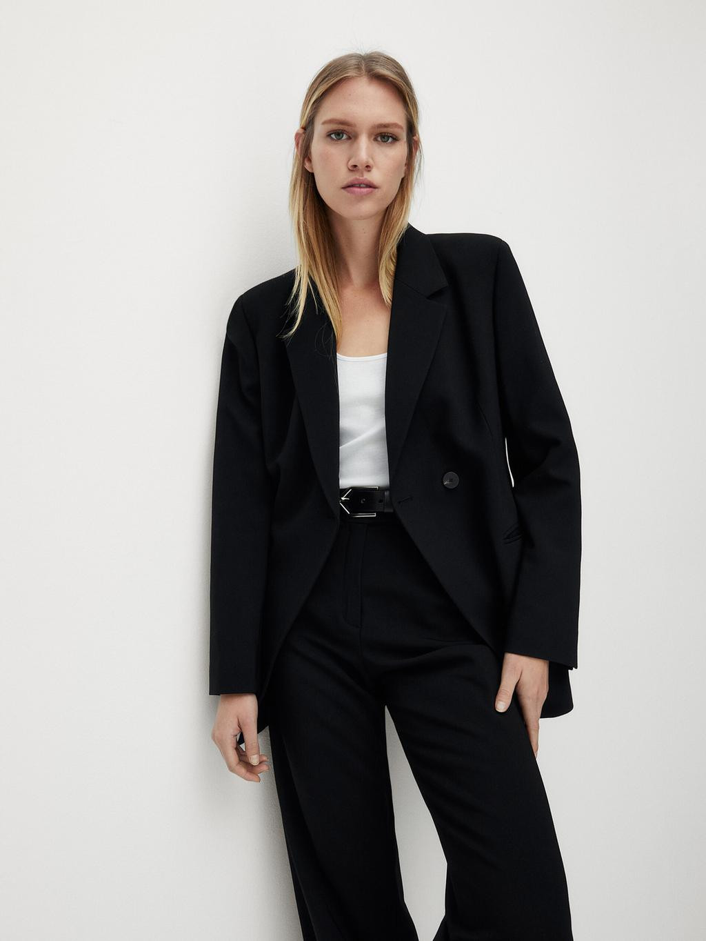 Black suit trousers | Massimo Dutti US