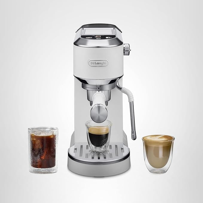 De'Longhi Dedica Duo Compact Espresso Machine - Cold Brew Coffee Maker with Milk Frother Wand- fo... | Amazon (US)