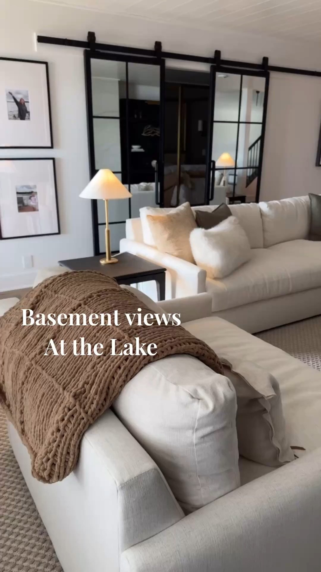 Cozy winter lake House views! We love to watch movies by the fire after a fun day of winter activities! 

#LTKSeasonal #LTKHome