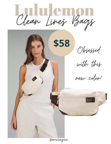 Lululemon clean lines belt bag! Love this new color for spring 

#LTKFind #LTKitbag #LTKfit