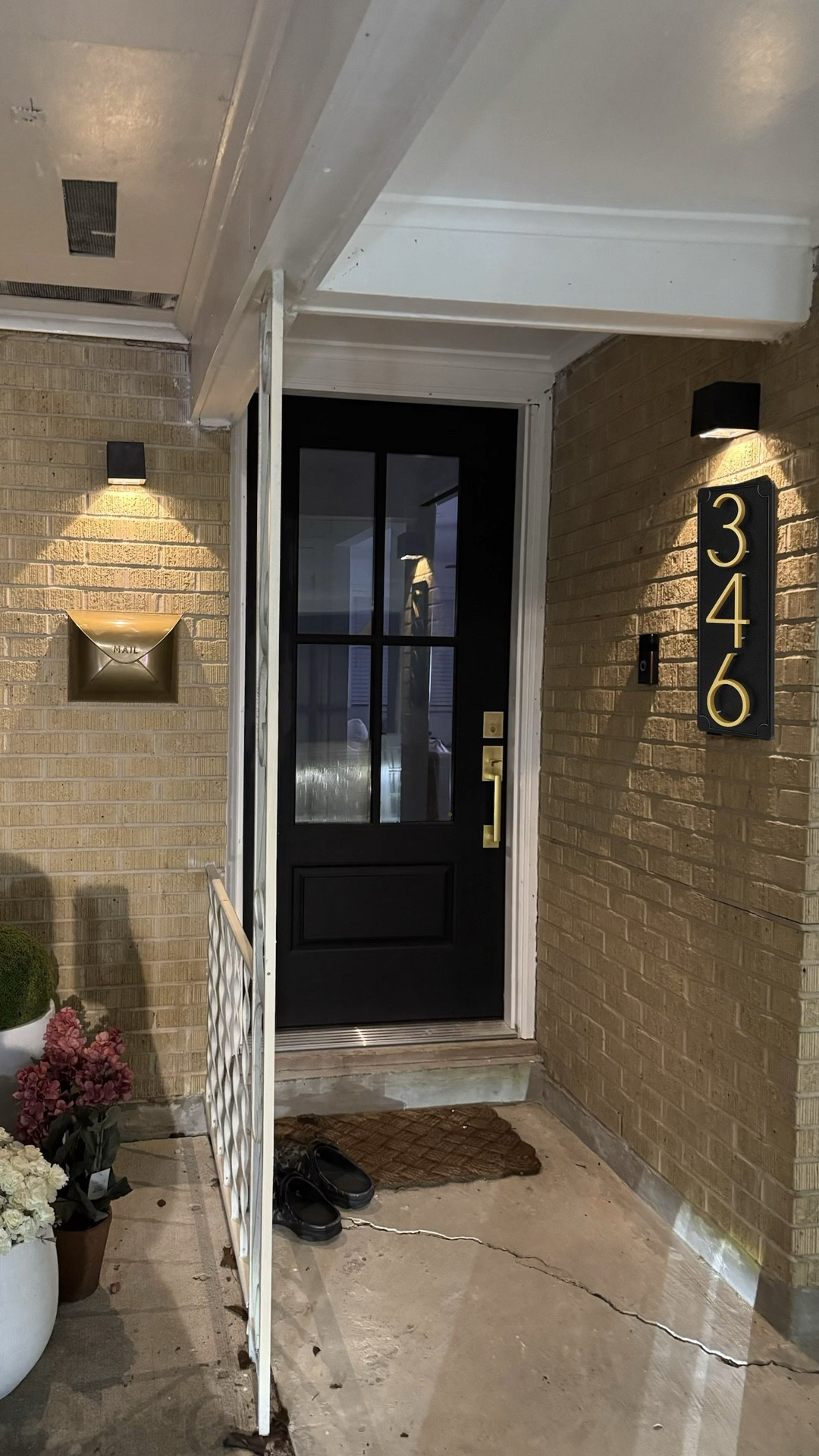 More Home Updates 🤍 
New doors, mailbox, solar lights and house numbers! 

#LTKHome #LTKFindsUnder100