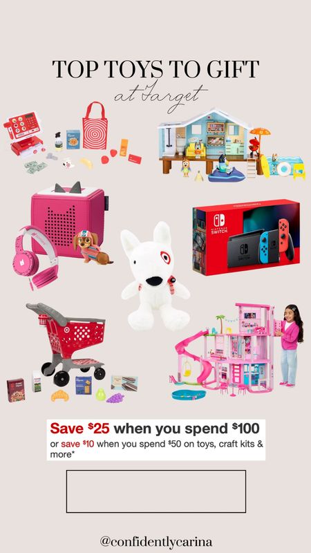 Great toy gift ideas from Target! Spend $100 and get $25 off🎉

#LTKHoliday #LTKkids #LTKGiftGuide