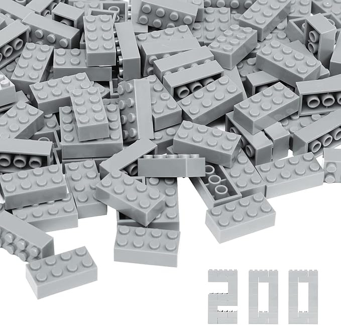 Unirolic Classic Building Bricks, 200 Piece 2x4 Building Blocks STEM Creative Building Toys Compa... | Amazon (US)