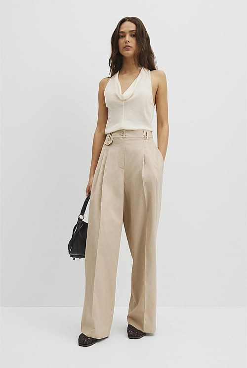 Tuck Front Pant | Country Road