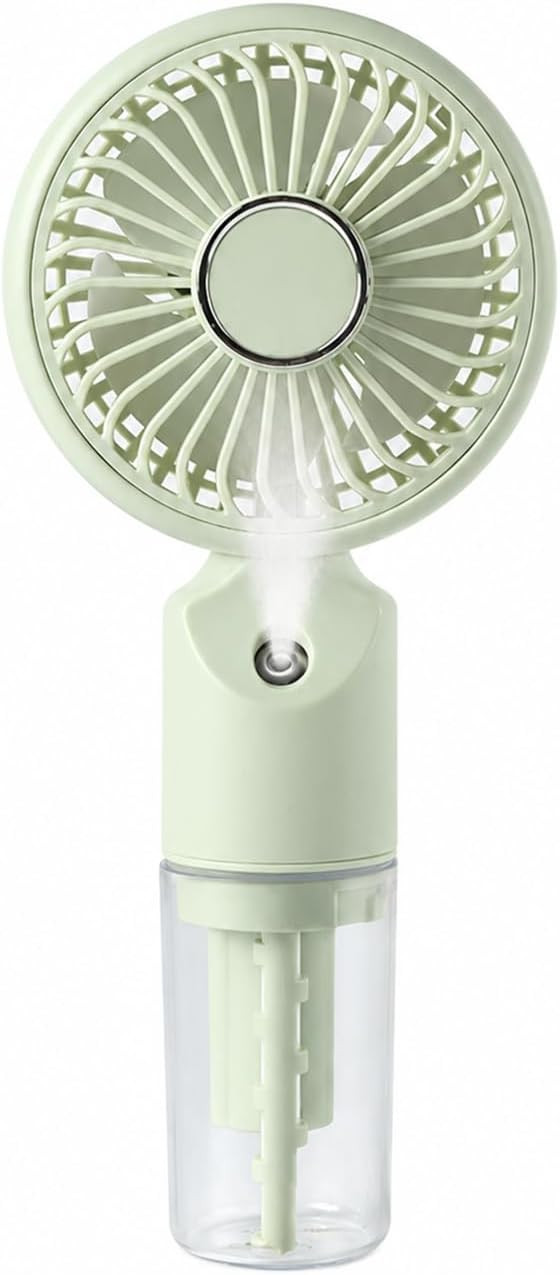 Portable Handheld Fan with Water Mist Spray, USB Rechargeable Mini Misting Fan, 3 Speed Cooling P... | Amazon (UK)