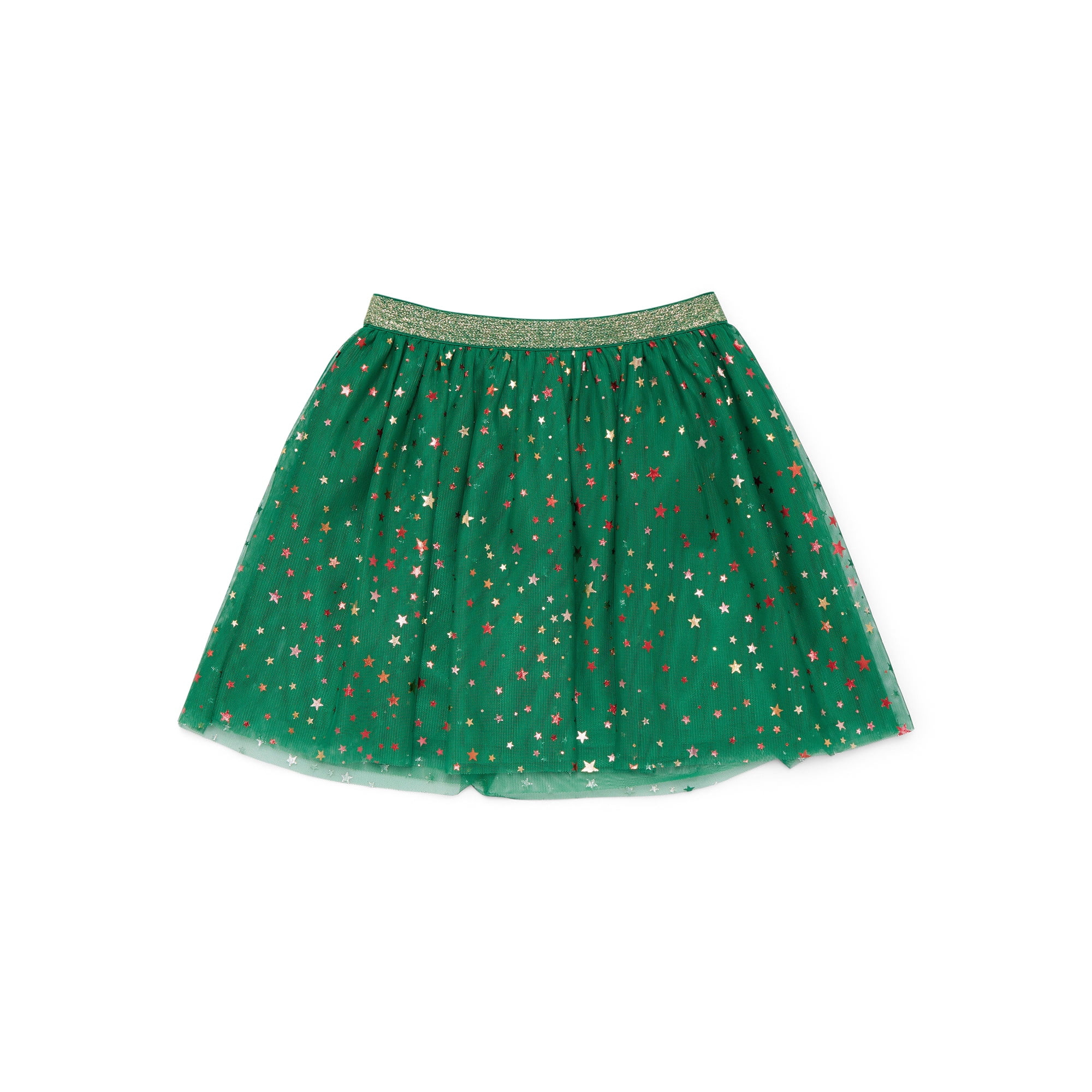 Holiday Time Girls Christmas Mesh Tutu Skirt, Sizes 4-18 | Walmart (US)