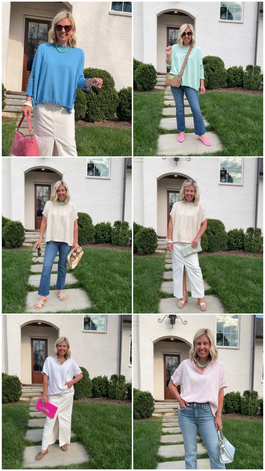 Mersea for the win! I love their tops because they are one size.  They come in petite and regular. I’m wearing a size 26 in the skirt, 25 (size down) in Murphy Jean, xs in dresses and small pajamas.

#LTKSaleAlert #LTKdayinmylife #LTKmomlife