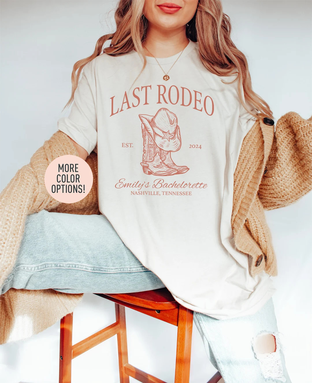 Last Rodeo Bachelorette Shirt, Personalized Location Western Bridal Party Shirt, Custom Western B... | Etsy (US)