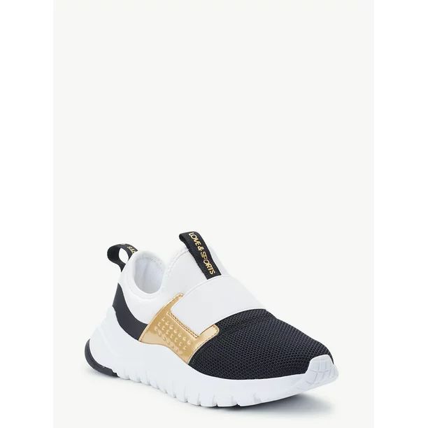 Love & Sports Women's Slip-On Colorblocked Sneakers - Walmart.com | Walmart (US)