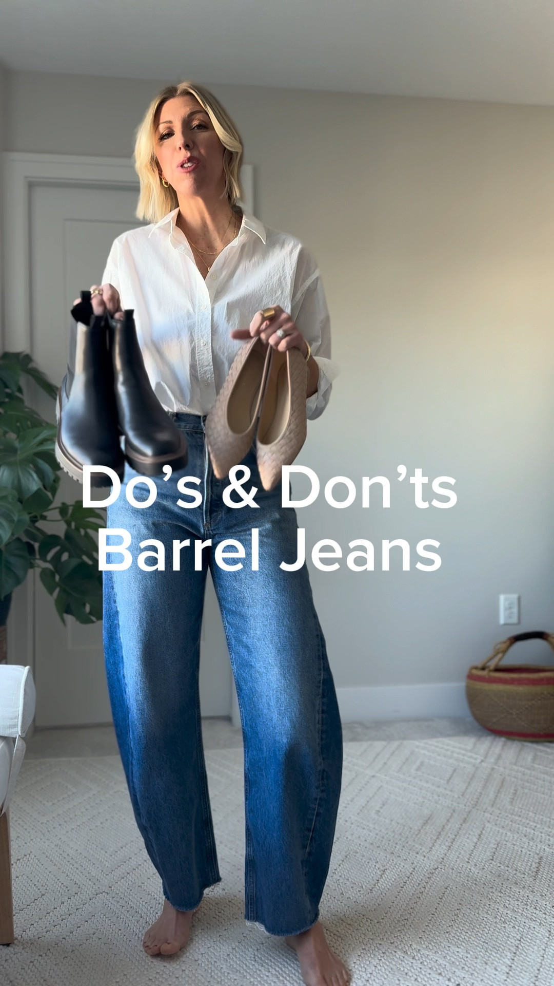 These are the best shoes + boots to pair with barrel leg jeans for the most flattering look! 

#LTKOver40 #LTKWatchNow #LTKStyleTip
