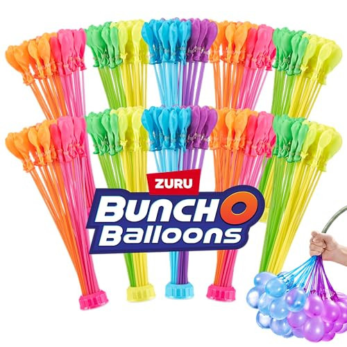 Original Bunch O Balloons Tropical Party 330+ Rapid-Filling Self-Sealing Water Balloons (Amazon Exclusive 10 count, pack of 1) by ZURU Water Balloon for the Whole Family, Kids, Teens and Adults | Amazon (US)