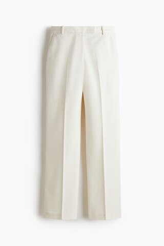 H & M - Elegante Hose mit hohem Bund - Beige - Damen | H&M (DE, AT, CH, NL, FI)