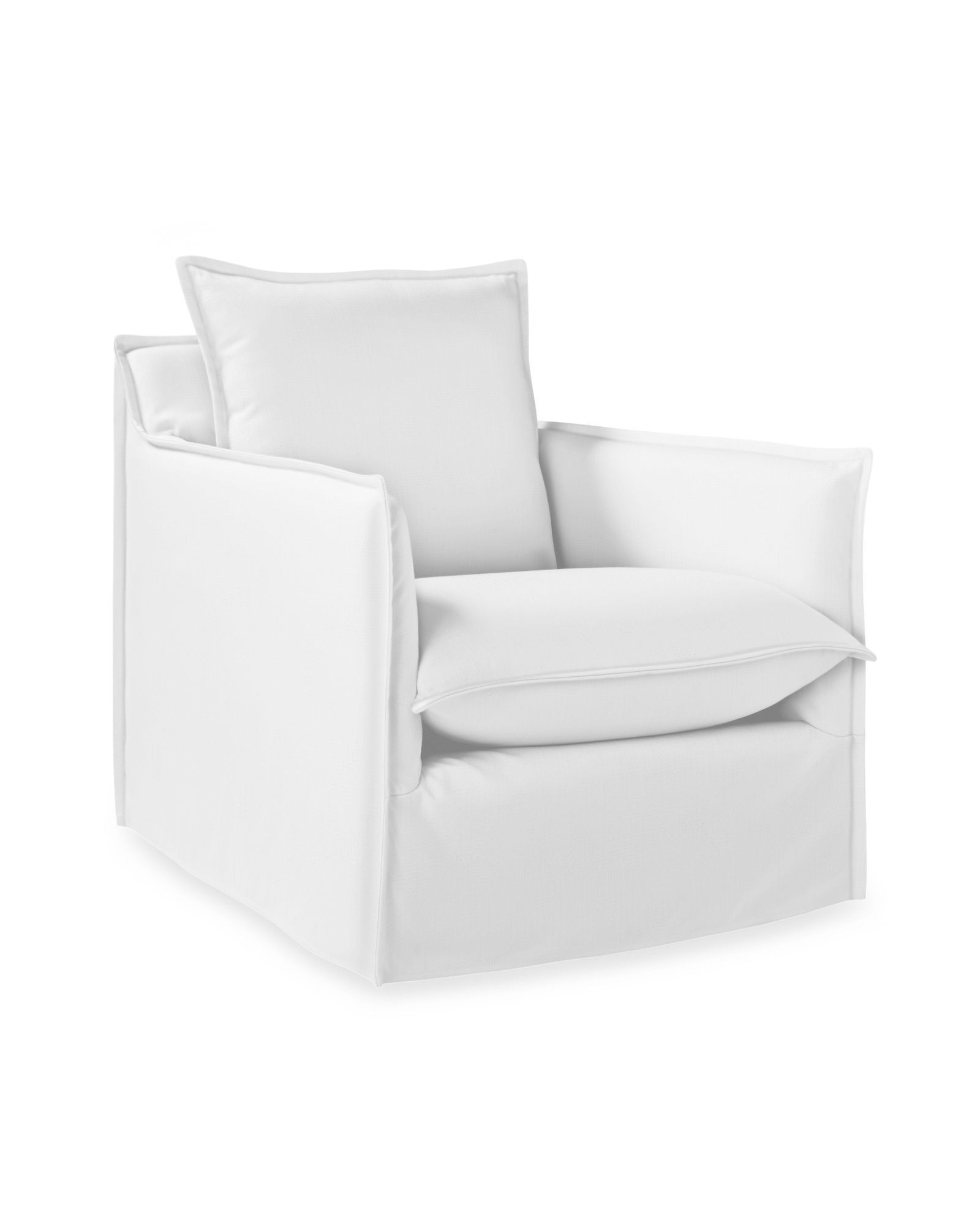 Hayden Swivel Glider - Slipcovered | Serena and Lily