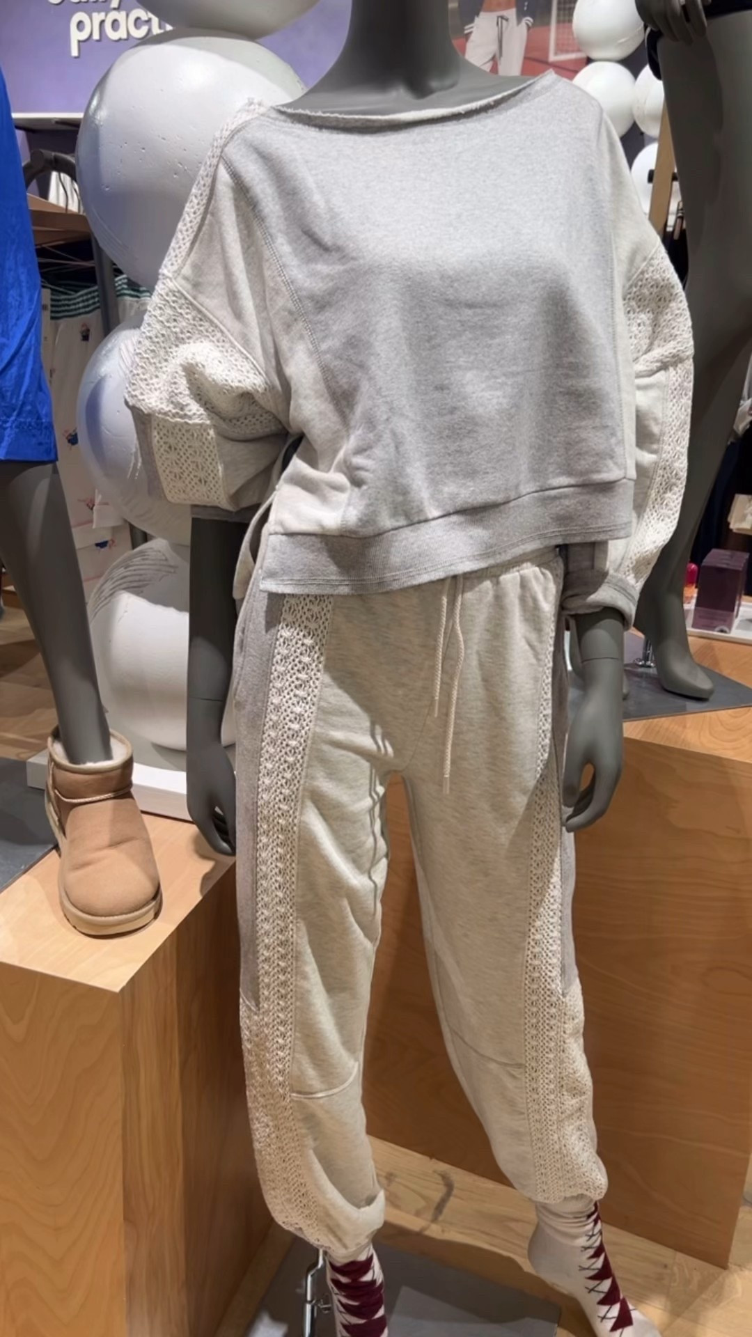 Daily Practice Lace-Inset Matching Athletic Set 

anthropologie | matching sweatsuit | grey sweats | grey sweater | grey sweatpants | gray sweats | gray sweater | gray sweatpants | casual look | ootd | cute sweat suit | travel outfit | travel sweatsuit | activewear 

#ltktravel #ltkgiftguide #ltkactive