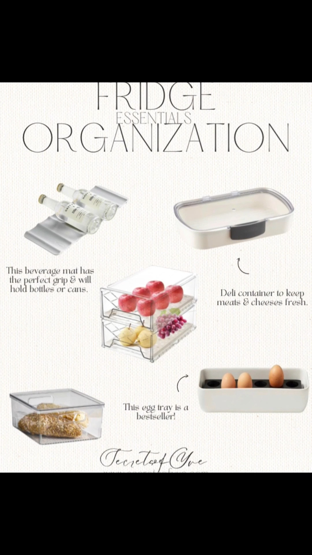 Secretsofyve: Fridge organization essentials, wedding gifts, home finds. Home gifts. 🎁 
#Secretsofyve #ltkgiftguide
Always humbled & thankful to have you here.. @walmart #ltkxwalmart @amazon @target @thecontainerstore @thehomedepot @crate&barrel
CEO: PATESI Global & PATESIfoundation.org
@secretsofyve : where beautiful meets practical, comfy meets style, affordable meets glam with a splash of splurge every now and then. I do LOVE a good sale and combining codes! #ltkstyletip #ltksalealert #ltkholiday #ltkfamily #ltku #ltkmens #ltkvlog #ltkholiday #ltkfindsunder100 #ltkfindsunder50 #ltkwatchnow  secretsofyve

#LTKWedding #LTKHome #LTKSeasonal