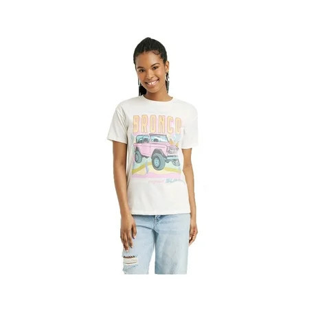 Ford Bronco Off-White Graphic T-Shirt - 2XL | Walmart (US)
