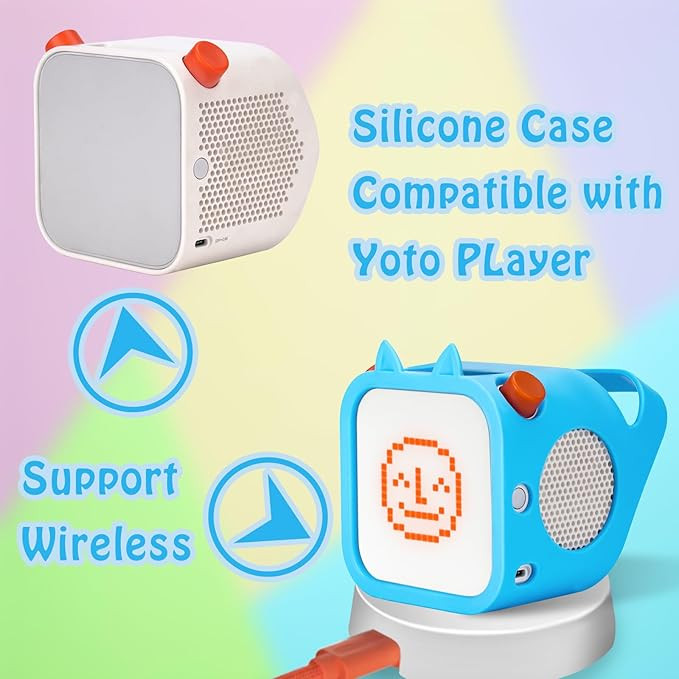 Silicone Case Compatible with Yoto Player (3rd Gen.) – Kids Bluetooth Audio Speaker, Kids Playe... | Amazon (US)