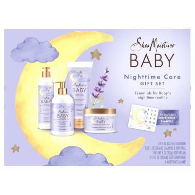 SheaMoisture Baby Nighttime Care Gift Set - 4pk | Target