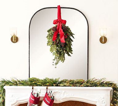 Faux Lit Avant Garde Swag | Pottery Barn (US)