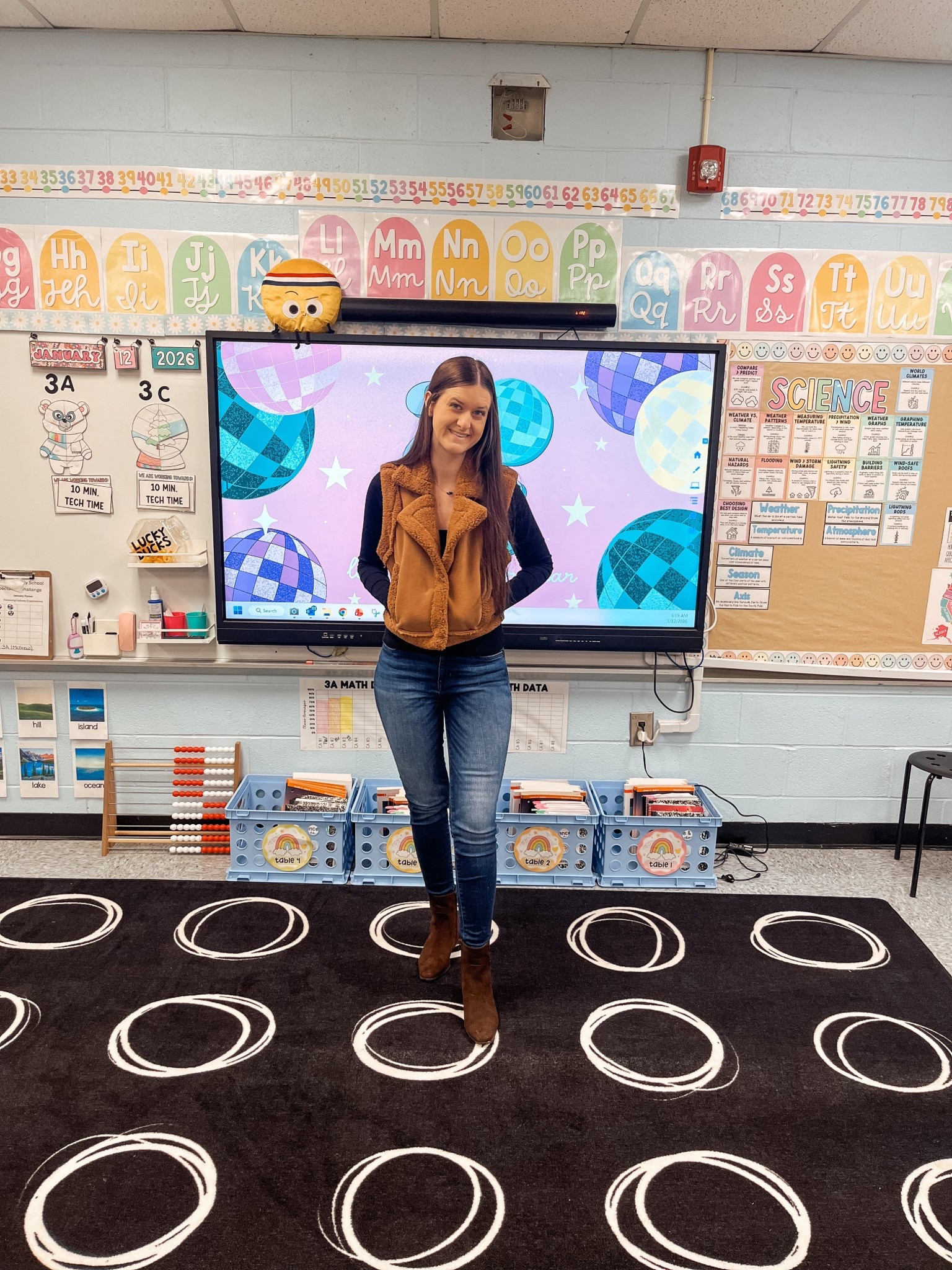 Looking for winter outfit inspiration for work?! This outfit has so many of my favorite pieces! I am loving this faux fur vest and these chocolate brown booties have been my ABSOLUTE favorite this fall and winter. They are so comfortable! Teacher outfit. winter outfit. winter layers. winter neutrals  

#LTKgrwm #LTKFindsUnder100 #LTKootd