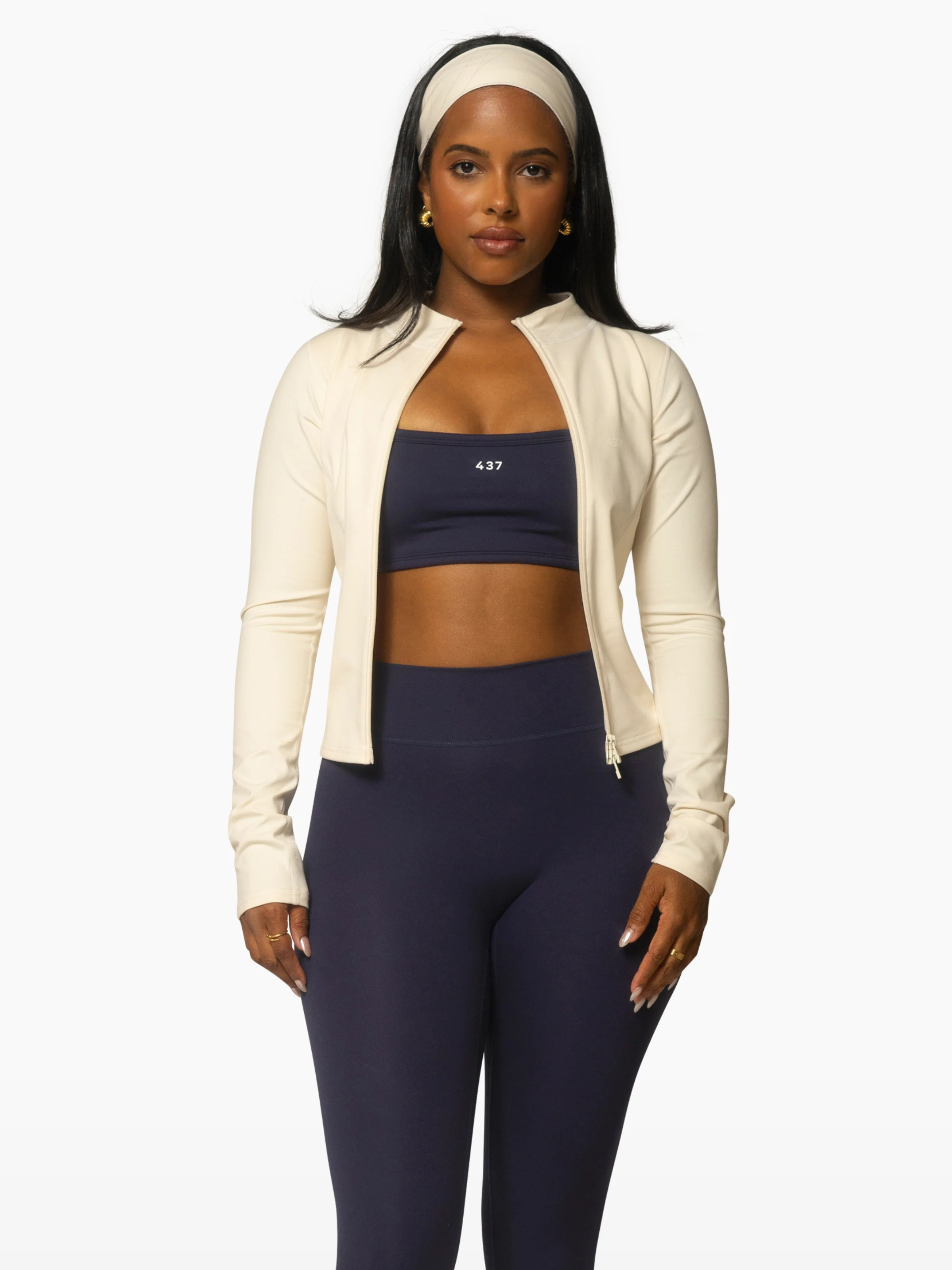 The Curve Jacket / Crème | 437