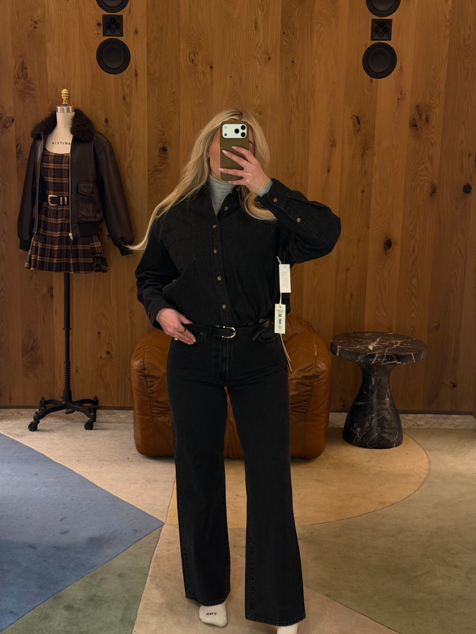 Canadian Tuxedo 🖤👖 
#aritzia #myaritziastyle #aritziastyle #fashioninspo #aritziainspo 

#LTKcanada #LTKwinter #LTKjeans