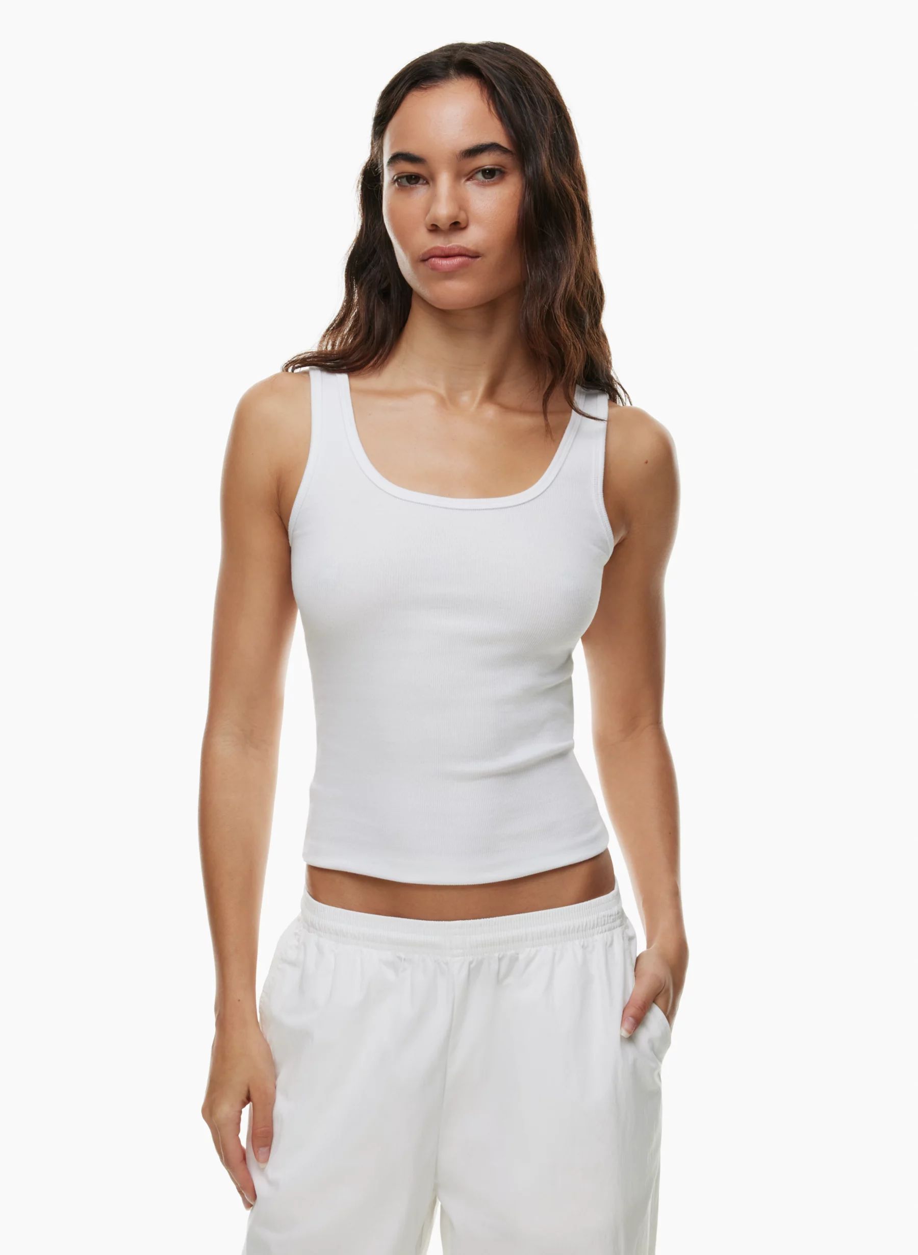 HOMESTRETCH™ SCOOPNECK HIP TANK | Aritzia